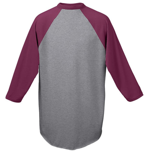 Augusta Sportswear Youth Baseball Jersey (421-C), Color 'Athletic HeatherMaroon'